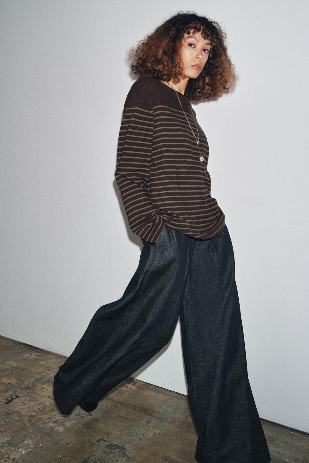 STRIPED LONG SLEEVE T-SHIRT