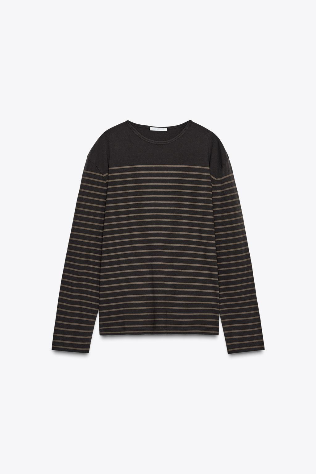 STRIPED LONG SLEEVE T-SHIRT
