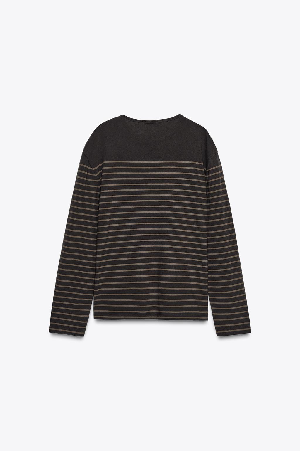 STRIPED LONG SLEEVE T-SHIRT