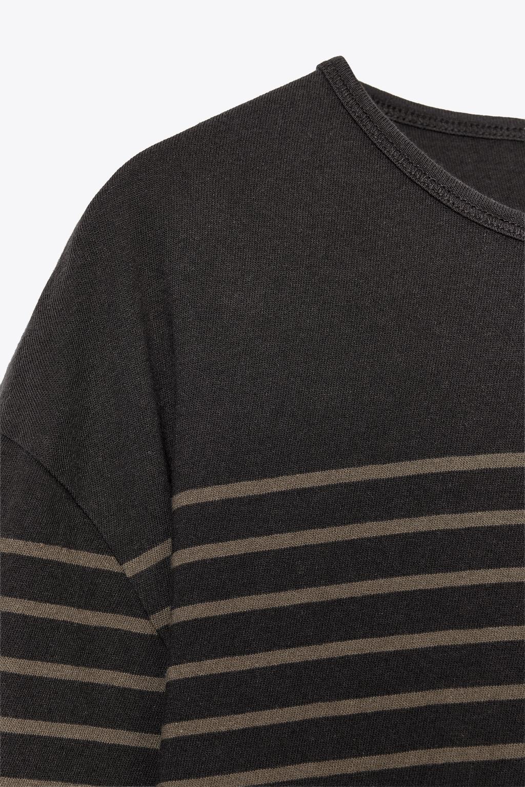 STRIPED LONG SLEEVE T-SHIRT