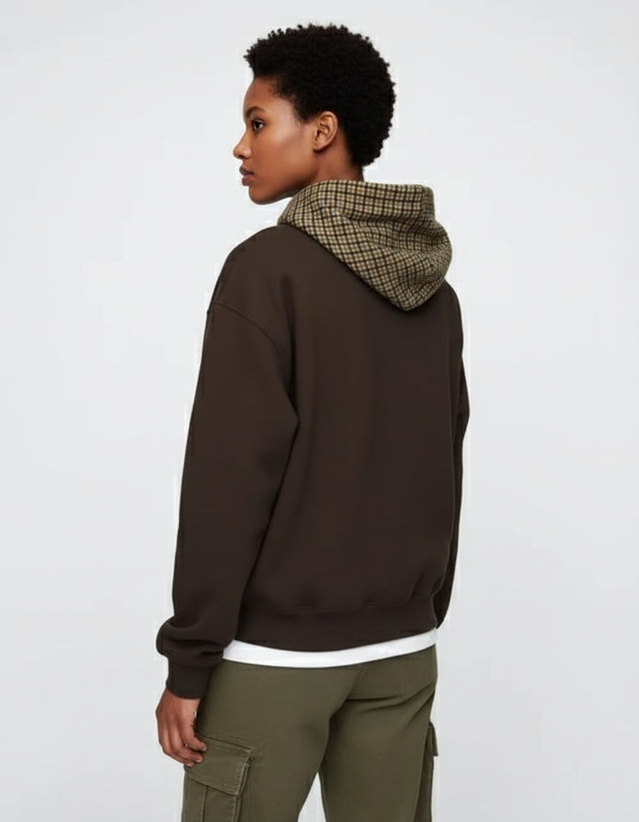 GAP Houndstooth Logo Hoodie