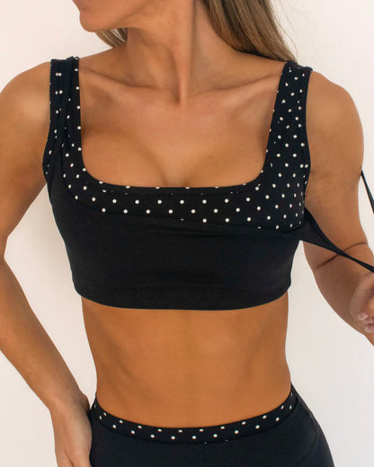 Black & White Polka Dot Set