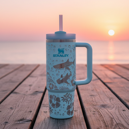 Whale Shark Reef Adventure 40oz Tumbler