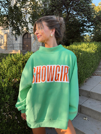 LIFE OF A SHOWGIRL MOCKNECK - REVERSIBLE