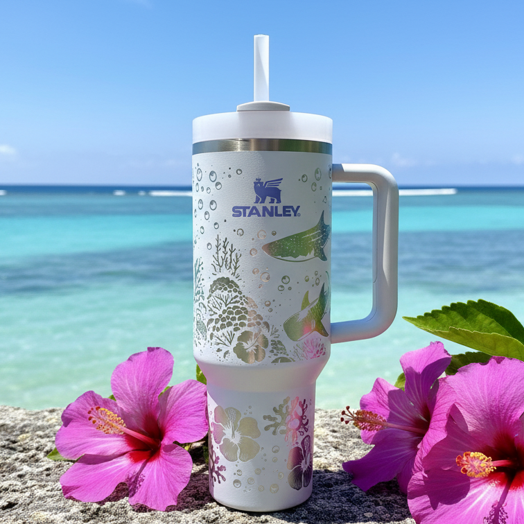 Whale Shark Reef Adventure 40oz Tumbler