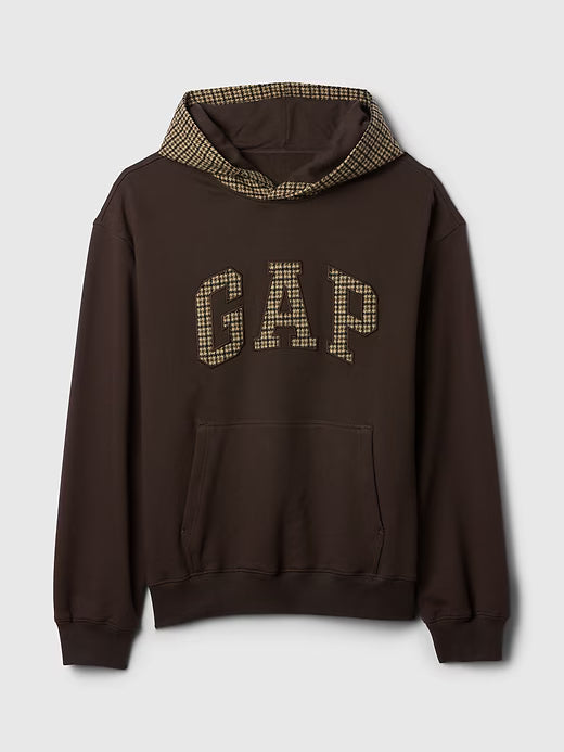 GAP Houndstooth Logo Hoodie