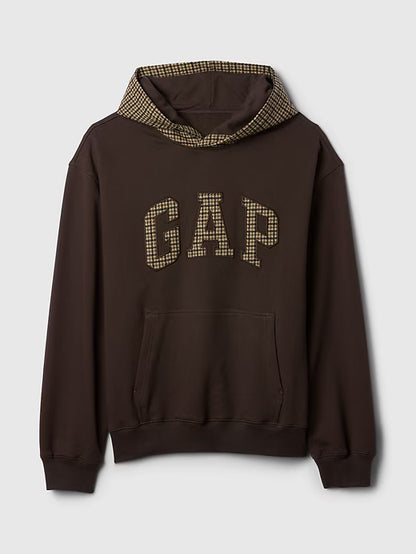 GAP Houndstooth Logo Hoodie