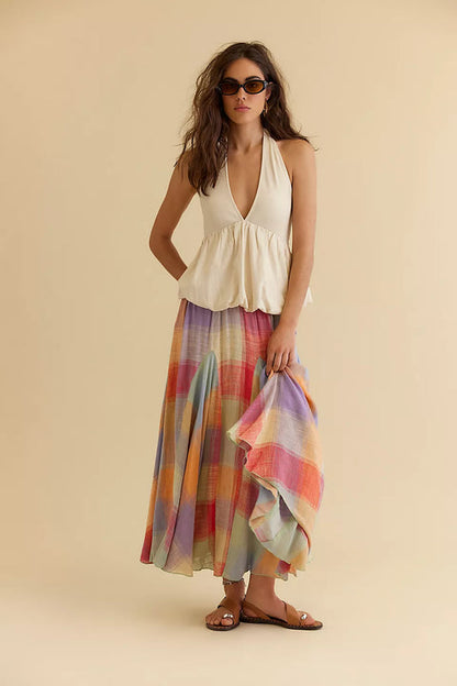 Cotton Candy Clouds Skirt